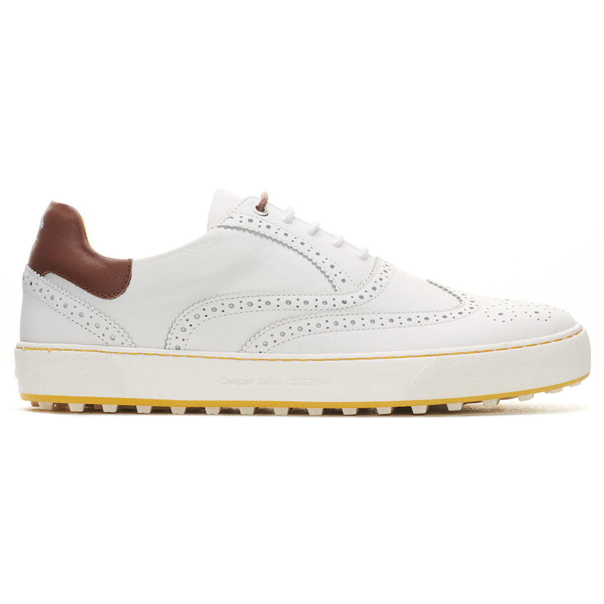 Duca Del Cosma Men’s Regent Spikeless Golf Shoes, Mens, White, 10 | American Golf