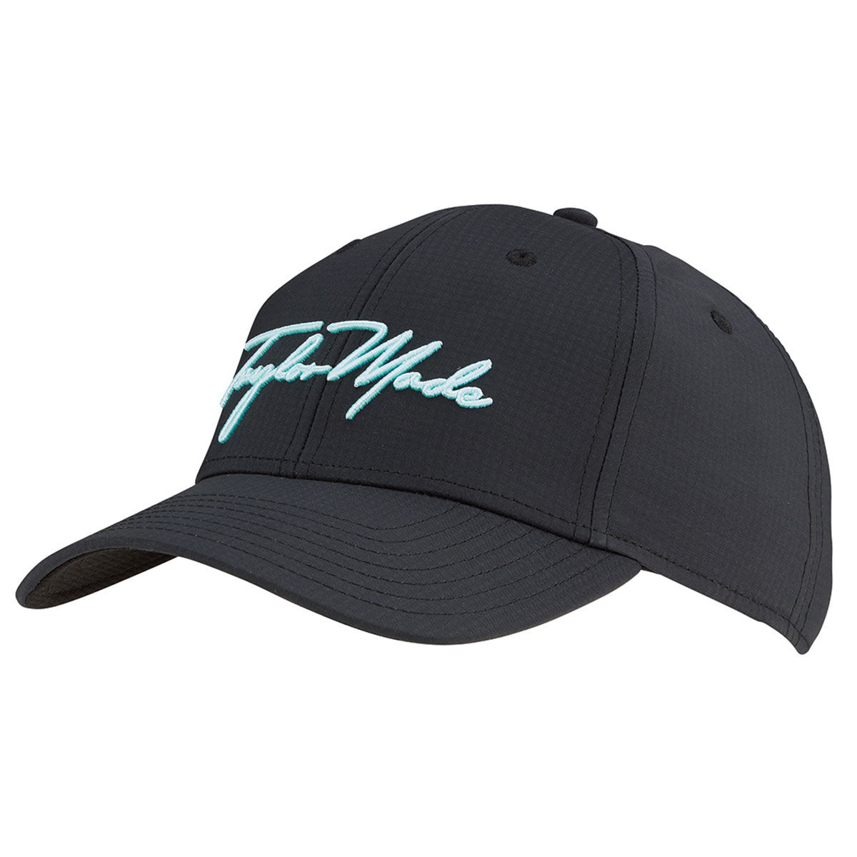 TaylorMade Women’s Black and Blue Comfortable Embroidered Script Golf Cap | American Golf, One Size