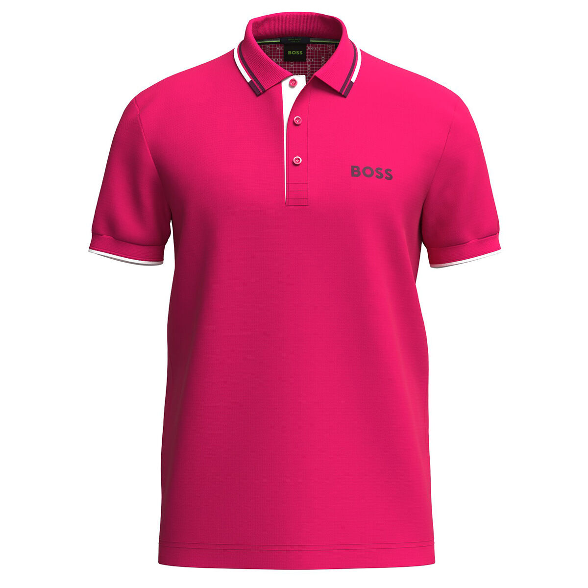Hugo Boss Men’s Paddy Pro Golf Polo Shirt, Mens, Barbosa pink, Medium | American Golf