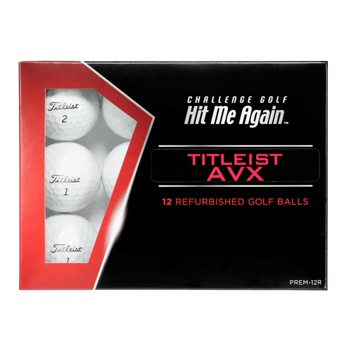 Challenge Golf White Titleist AVX Refurbished 12 Golf Ball Pack | American Golf, One Size