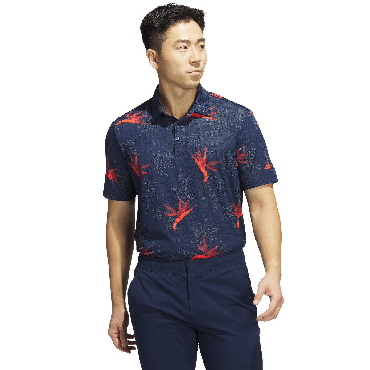 adidas Men’s Oasis Mesh Golf Polo Shirt, Mens, Collegiate navy, Small | American Golf