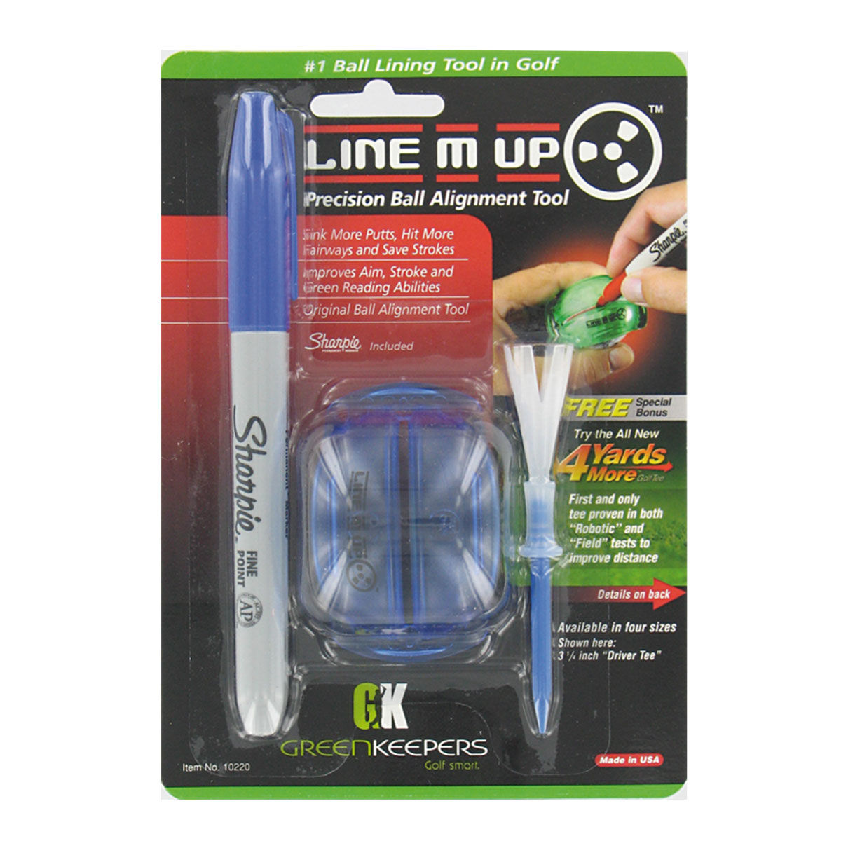 The Golfers Club Line M-Up Golf Ball Marking, Mens, One size | American Golf