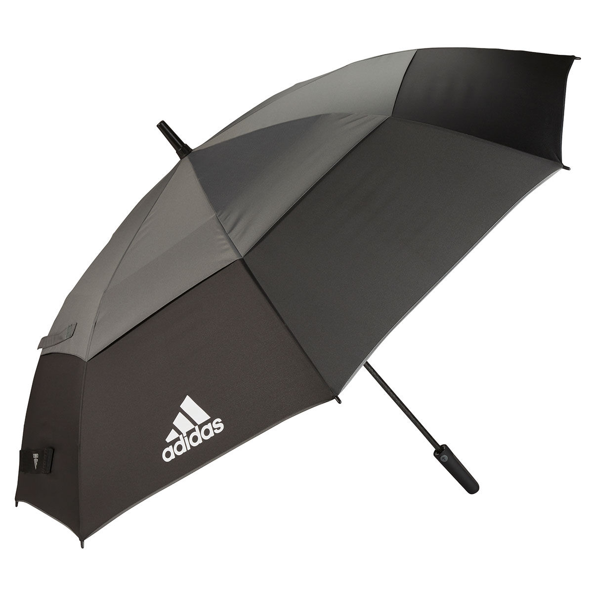adidas Golf Double Canopy 64" Golf Umbrella, Mens, Black, One size | American Golf