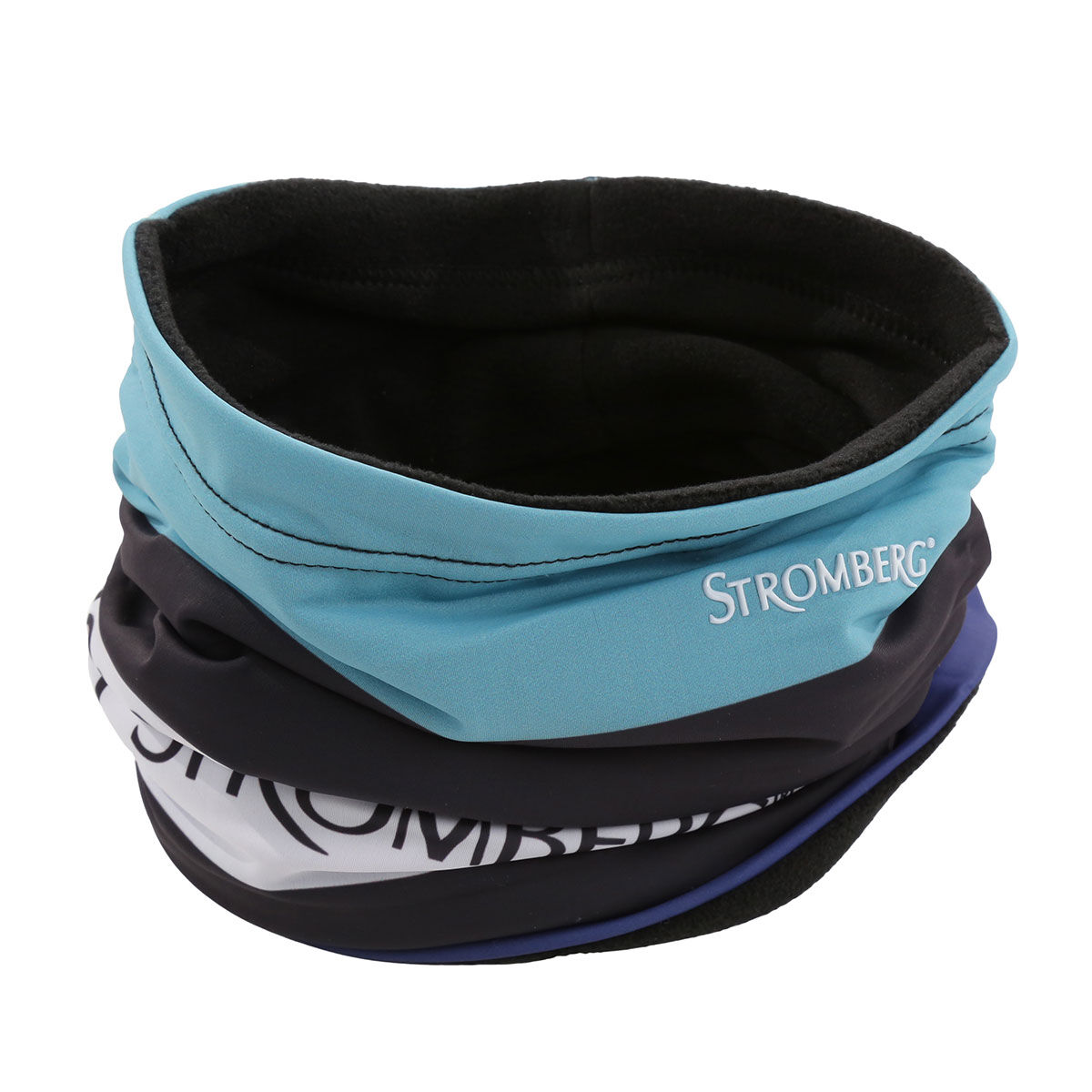Stromberg Blue, White and Black Junior Striped Logo Golf Snood | American Golf, One Size
