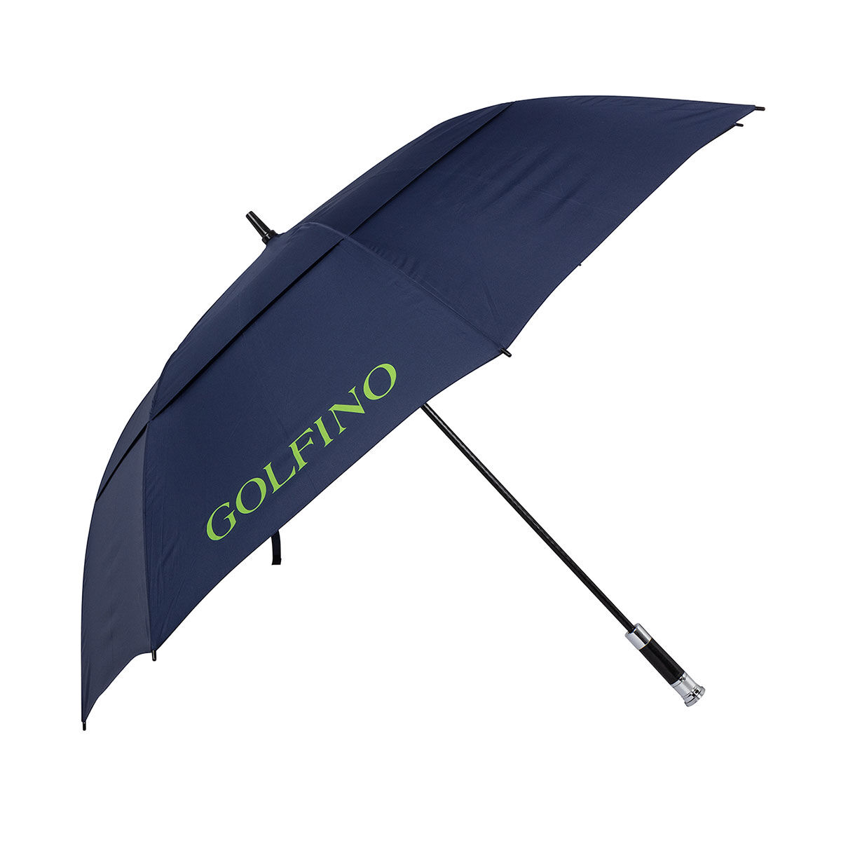 GOLFINO Navy Blue and Green Windproof Auto Golf Umbrella, Size: 68" | American Golf, 68 inches