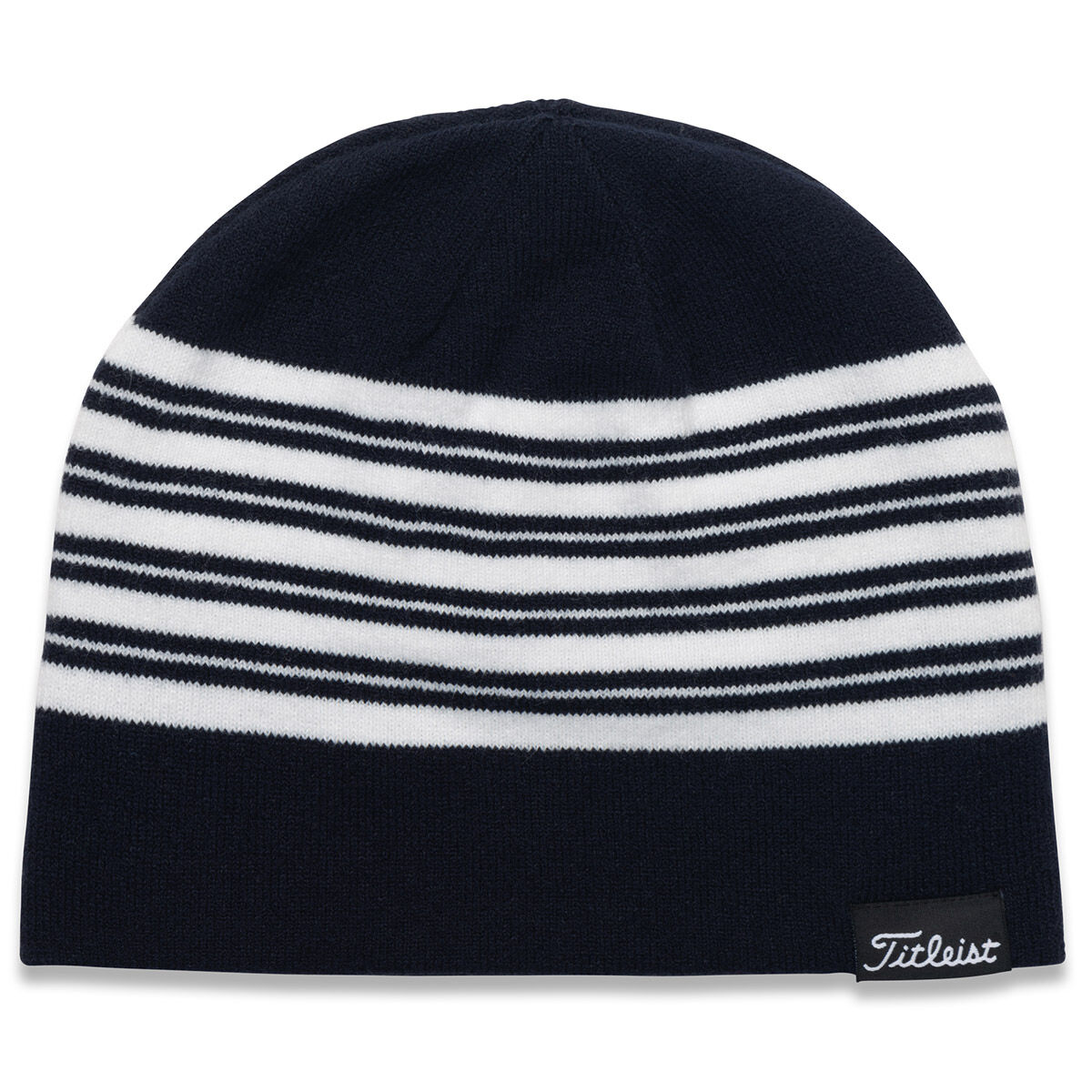 Titleist Navy Blue and White Lifestyle Reversible Beanie Hat, One Size | American Golf