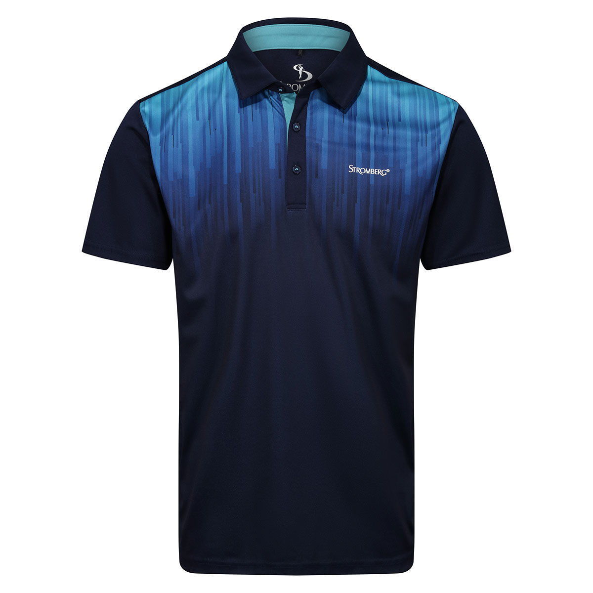 Stromberg Golf Polo Shirt, Men’s Vinson Stretch, Mens, Peacoat/true blue, Small | American Golf