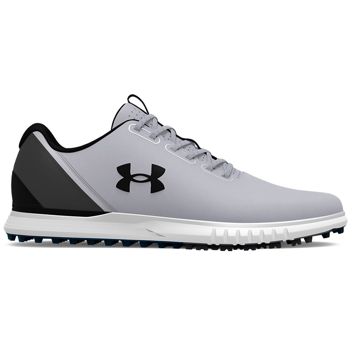 Under Armour Men’s Medal Waterproof Spikeless Golf Shoes, Mens, Mod gray/jet gray/black, 8 | American Golf