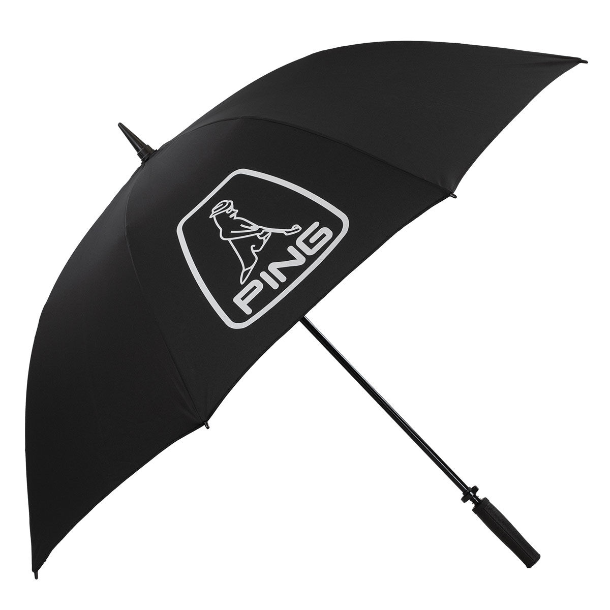 PING Single Canopy 62"" Umbrella, Mens, Black/white | American Golf