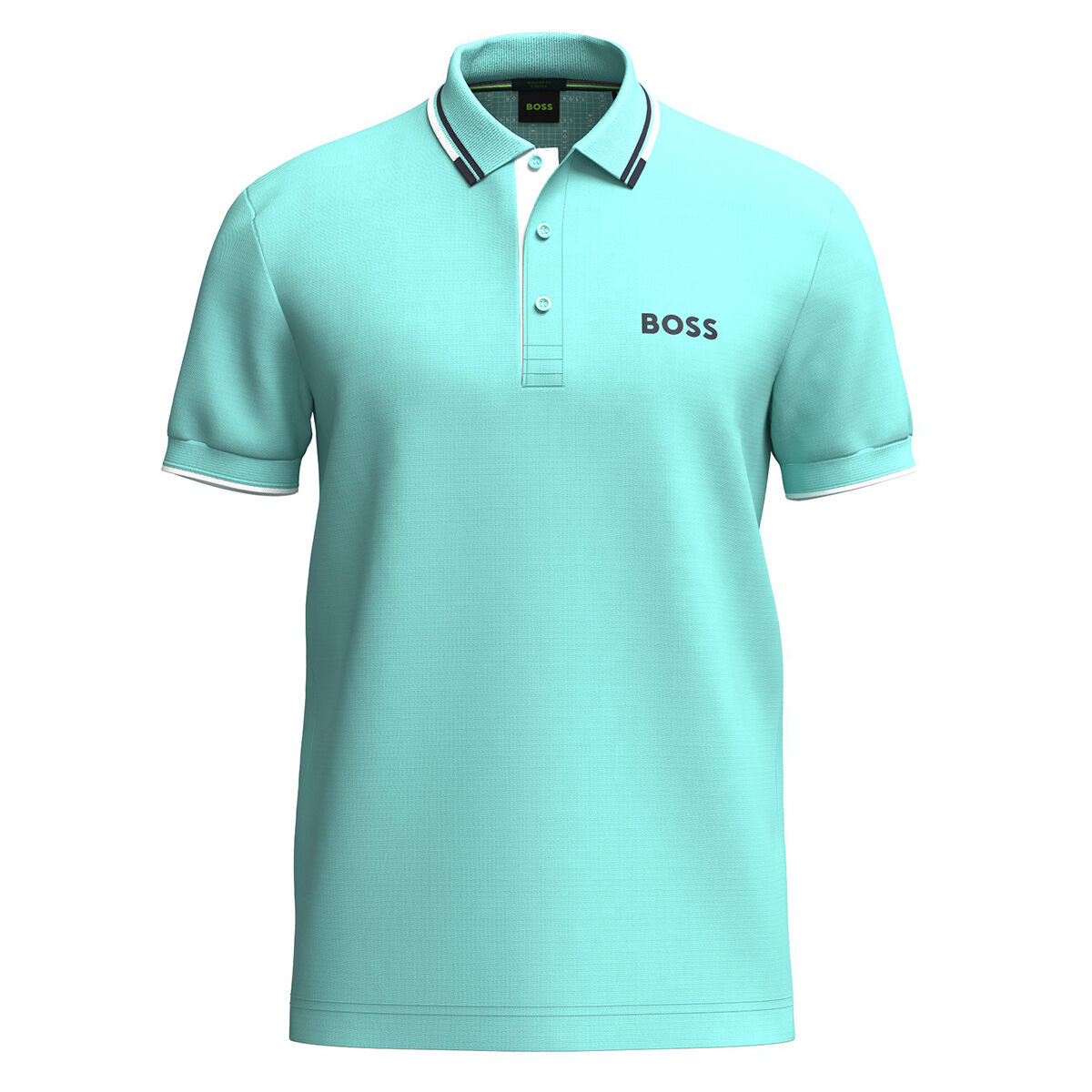 Hugo Boss Men’s Paddy Pro Golf Polo Shirt, Mens, Open green, Medium | American Golf
