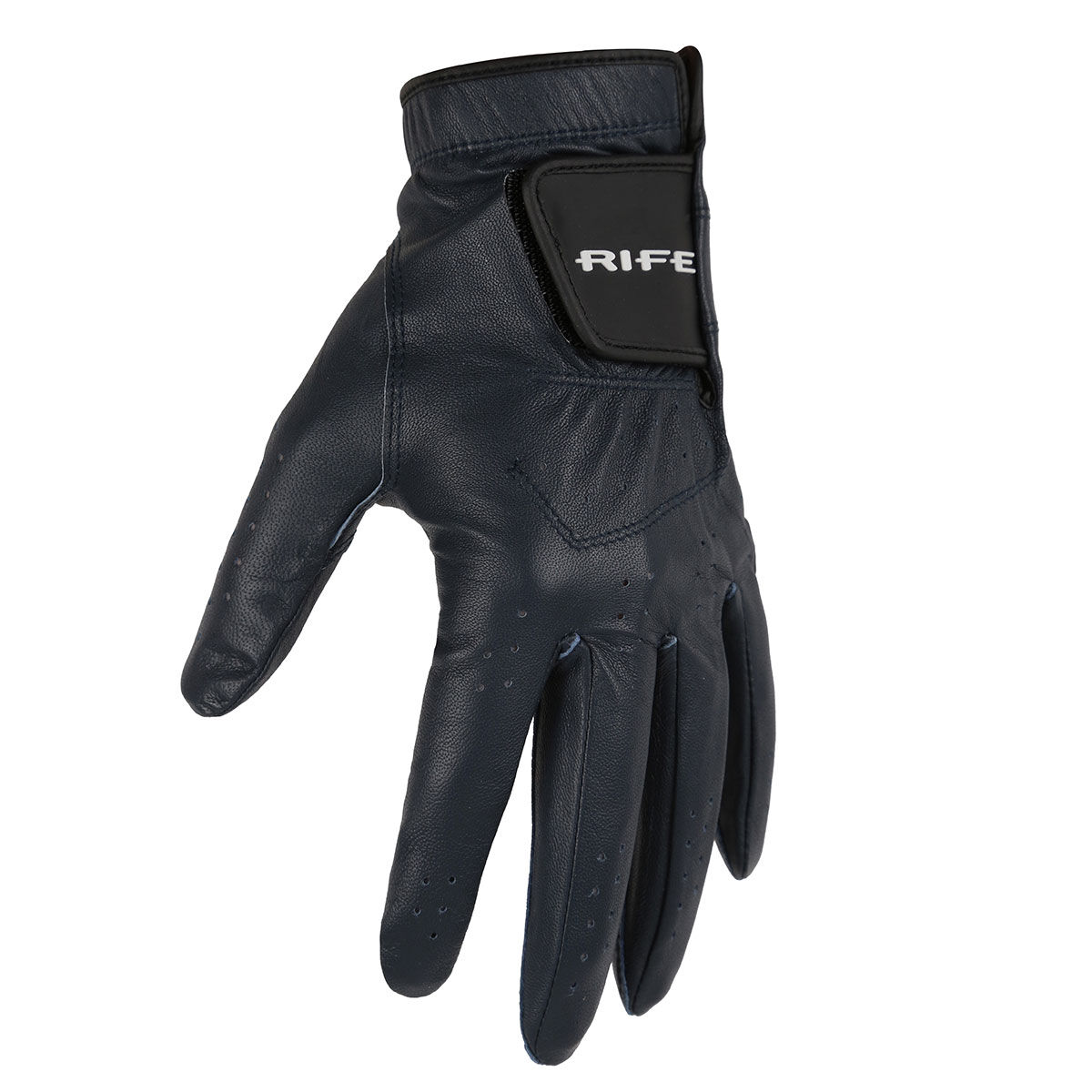Rife Mens Navy Blue RX Cabretta Golf Glove, Size: Large | American Golf