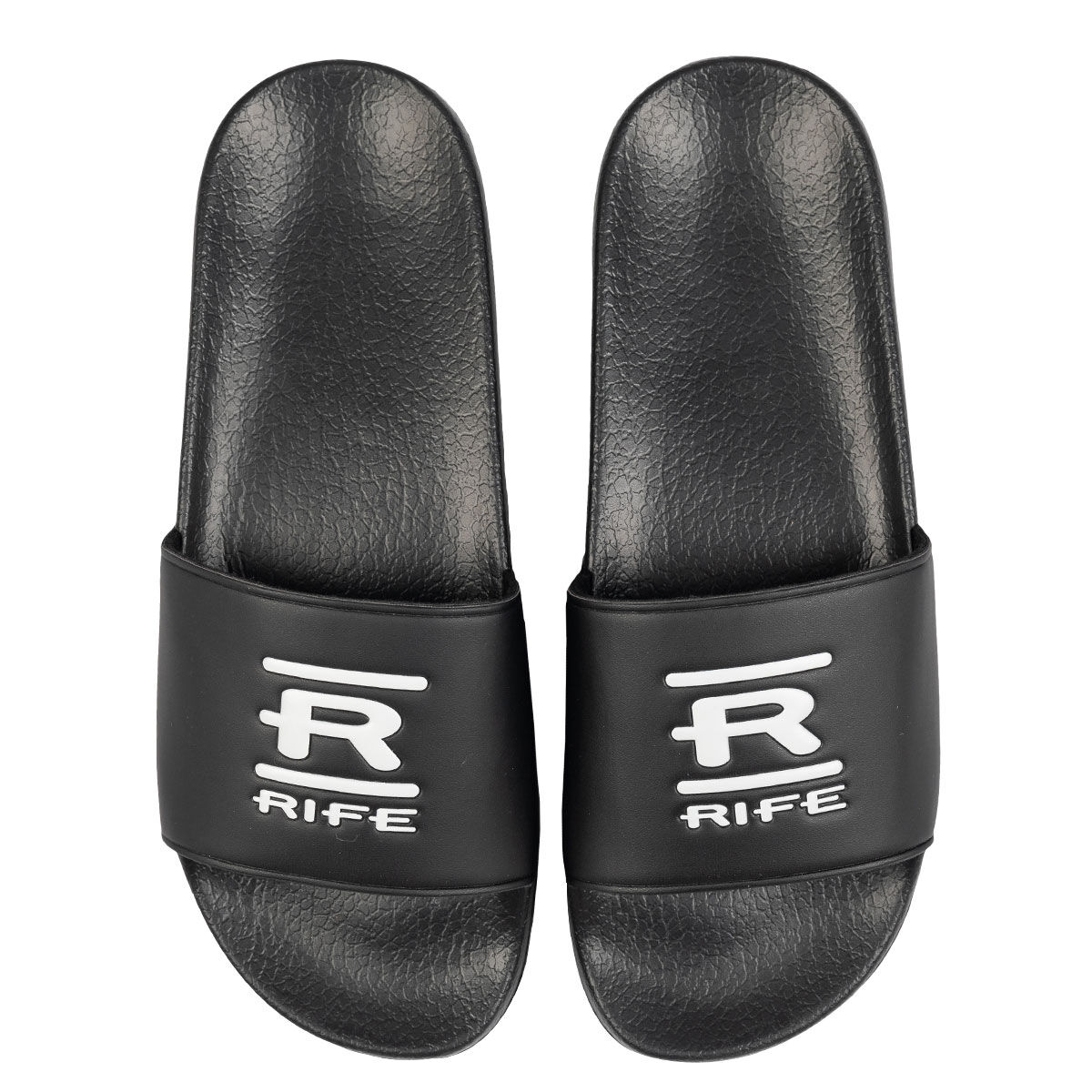 Rife Mens Black Lightweight Sliders, Size: 7.5 | American Golf