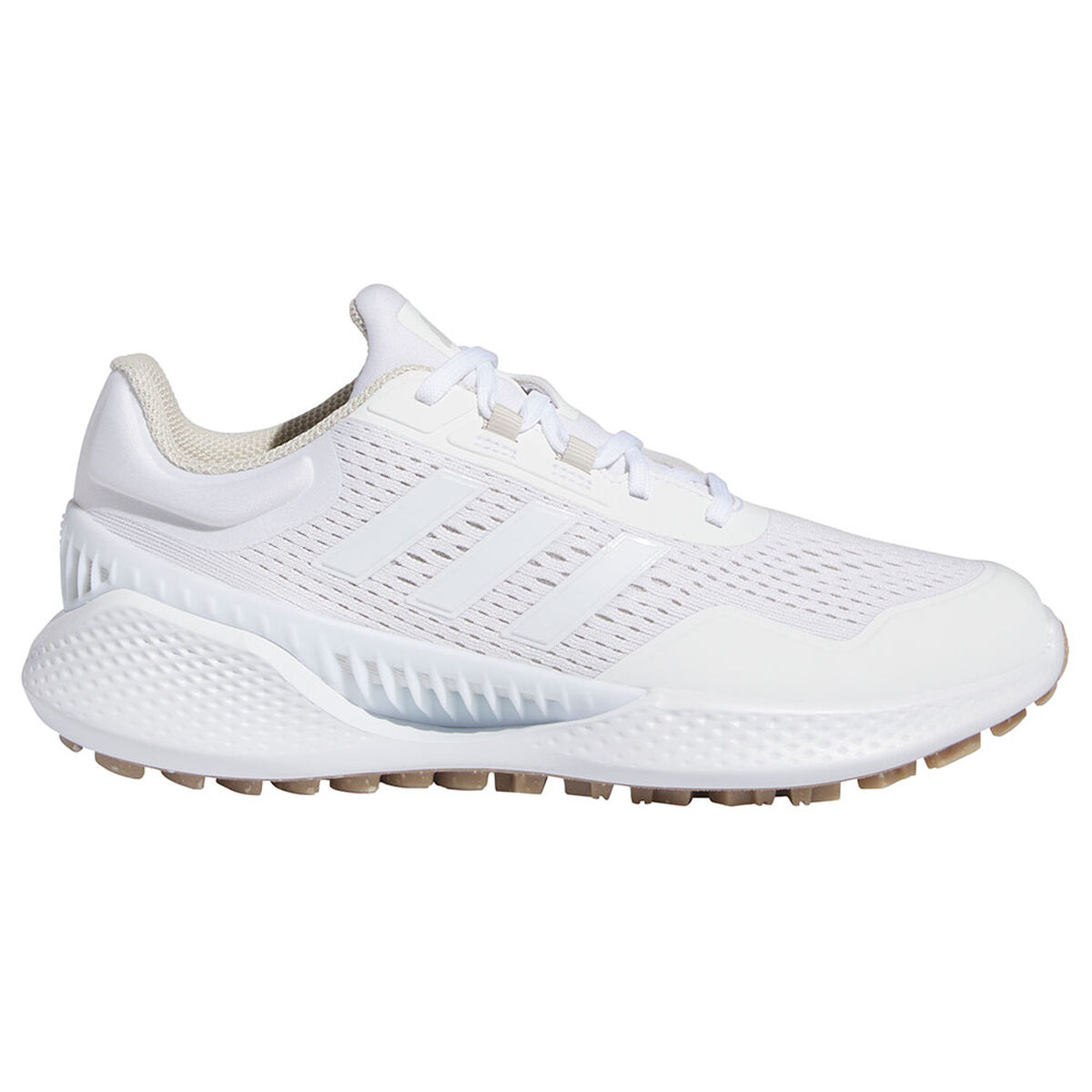 adidas Womens Summervent Spikeless Golf Shoes, Female, White/white/alumina, 4 | American Golf