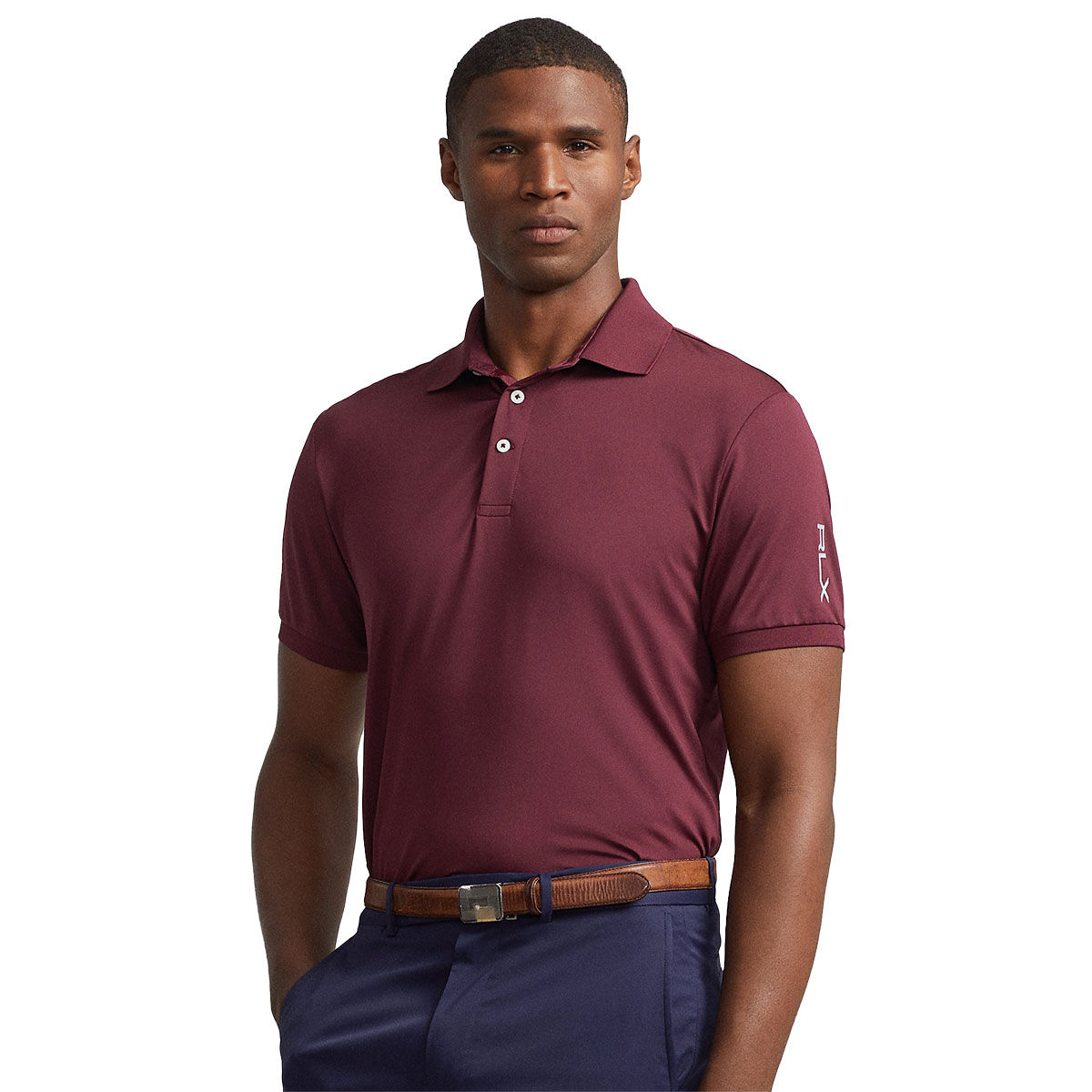 Ralph Lauren Men’s RLX Custom Slim Fit Stretch Golf Polo Shirt, Mens, Harvard vine, Small | American Golf