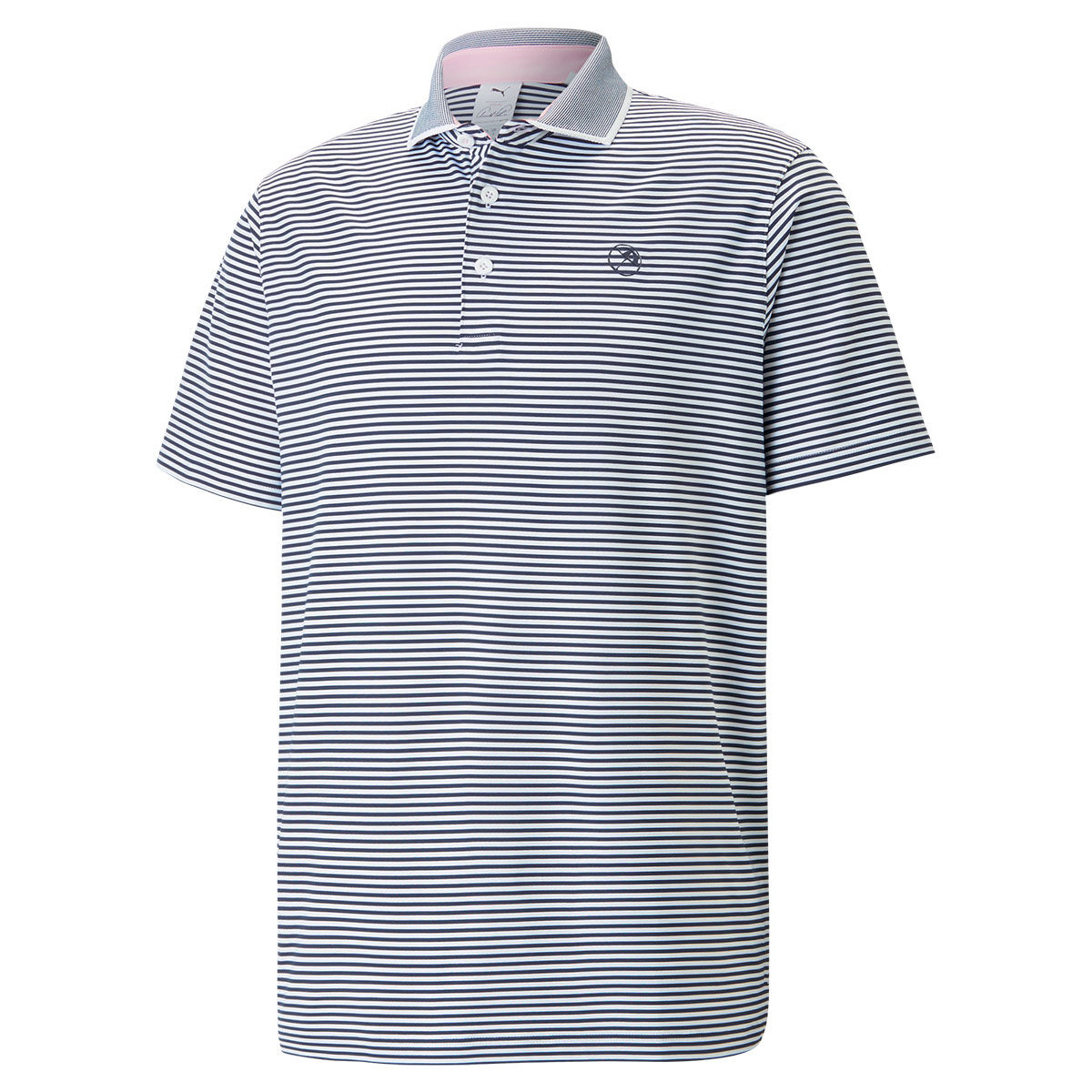 PUMA Men’s Arnold Palmer MATTR Traditions Golf Polo Shirt, Mens, Navy blazer/bright white, Small | American Golf