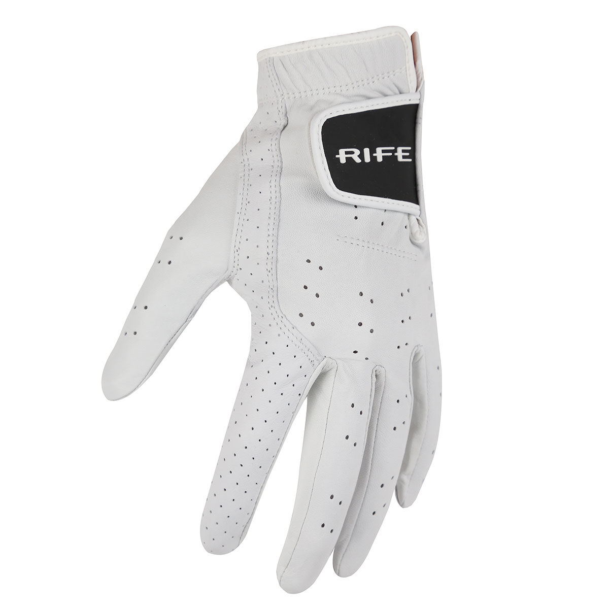 Rife Mens White RX Cabretta Golf Glove, Size: Small | American Golf