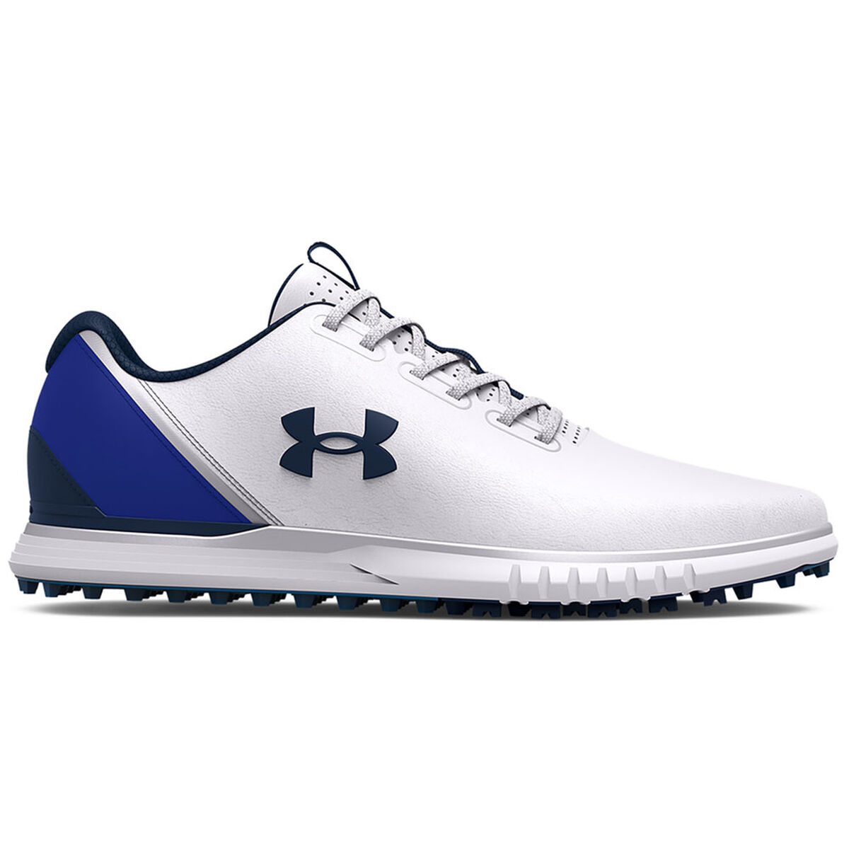Under Armour Men’s Medal Waterproof Spikeless Golf Shoes, Mens, White/academy/academy, 8 | American Golf