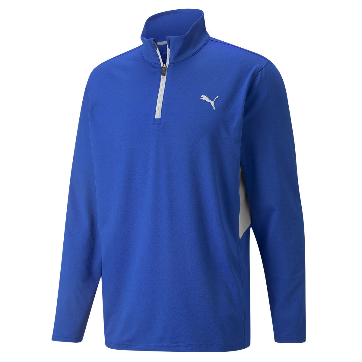 PUMA Golf Mens Blue Comfortable Vista Golf Midlayer, Size: Small | American Golf