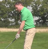 Video: Golf Tips: Ricky Gray shows you how to play when the ball is above your feet