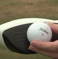 Video: Golf Tips: Kim Crooks shows you high should to tee the ball when using a driver