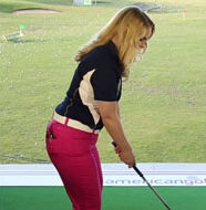 Video: Golf Tips: Kim Crooks discusses how to adopt the correct posture