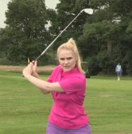 Video: Golf Tips: Kim Crooks shows you how to fix common lady golfer swing faults