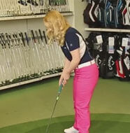 Video: Golf Tips: Kim Crooks drill for distance control when putting