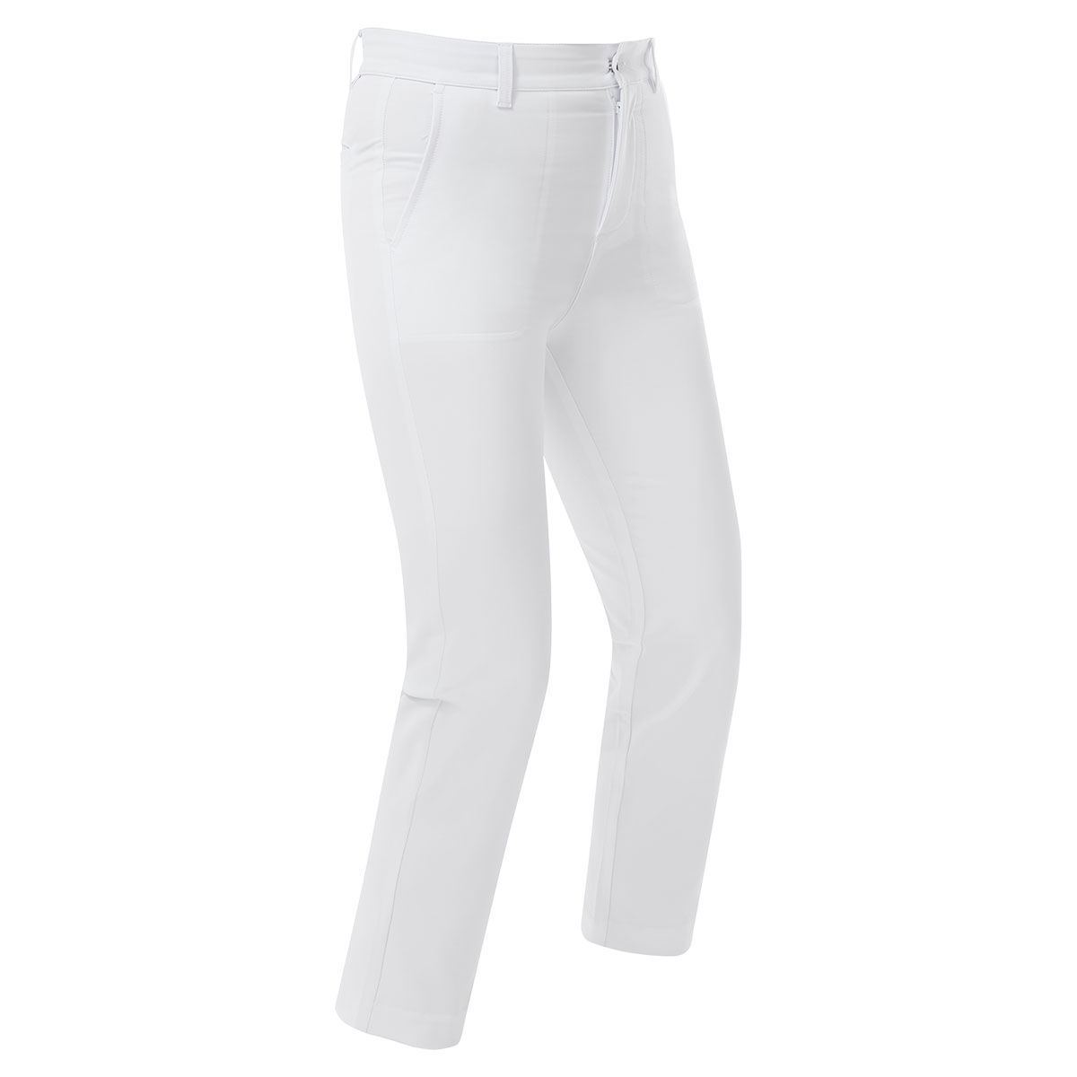 FootJoy Women’s White Essentials Stretch Cropped Golf Trousers, Size: 16 | American Golf