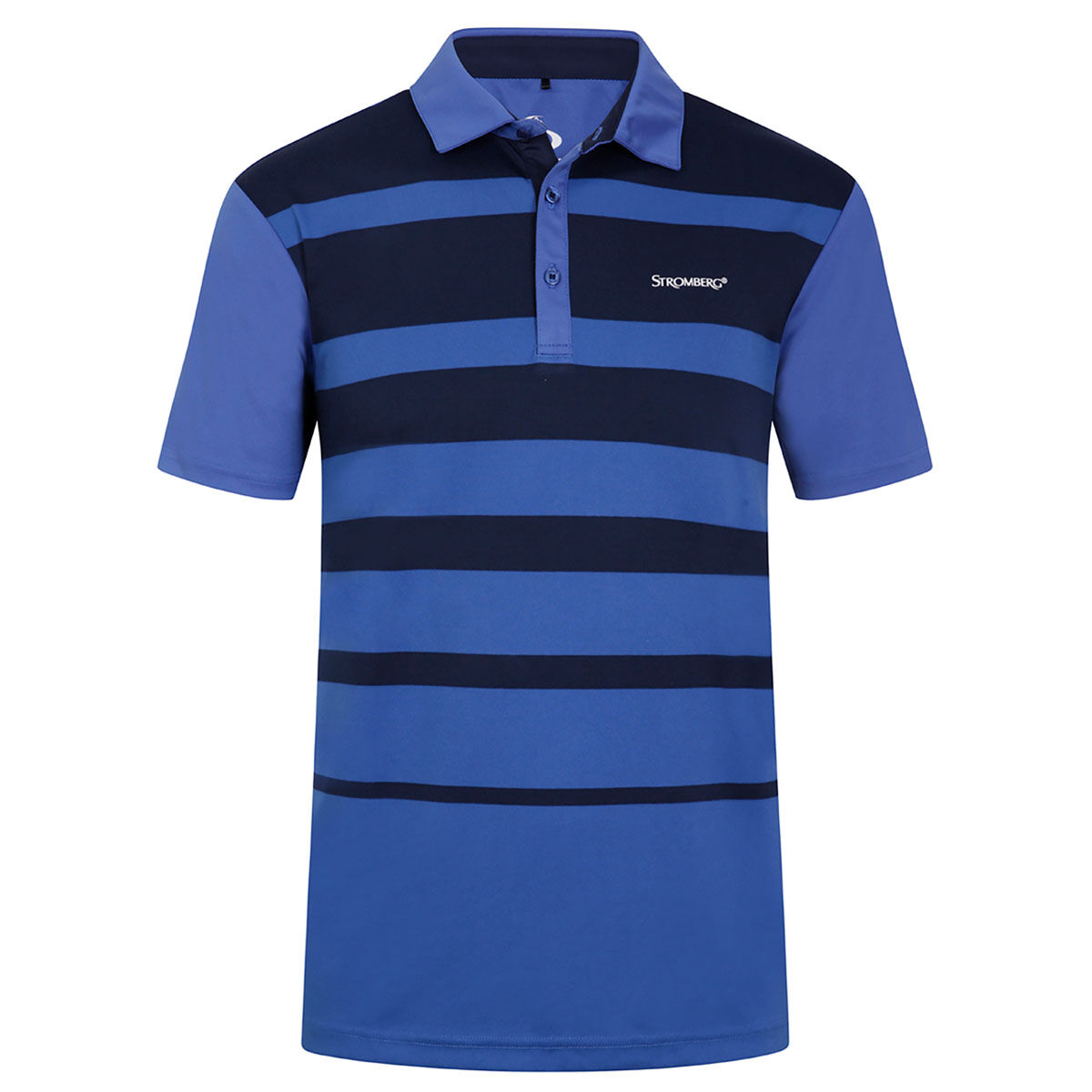 Stromberg Men’s Strike Stretch Golf Polo Shirt, Mens, Blue/navy, Small | American Golf
