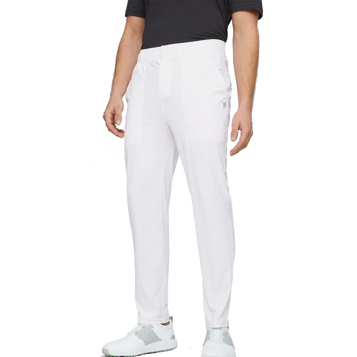 PUMA Men’s x PTC Jogger Golf Trousers, Mens, Bright white, 38 | American Golf
