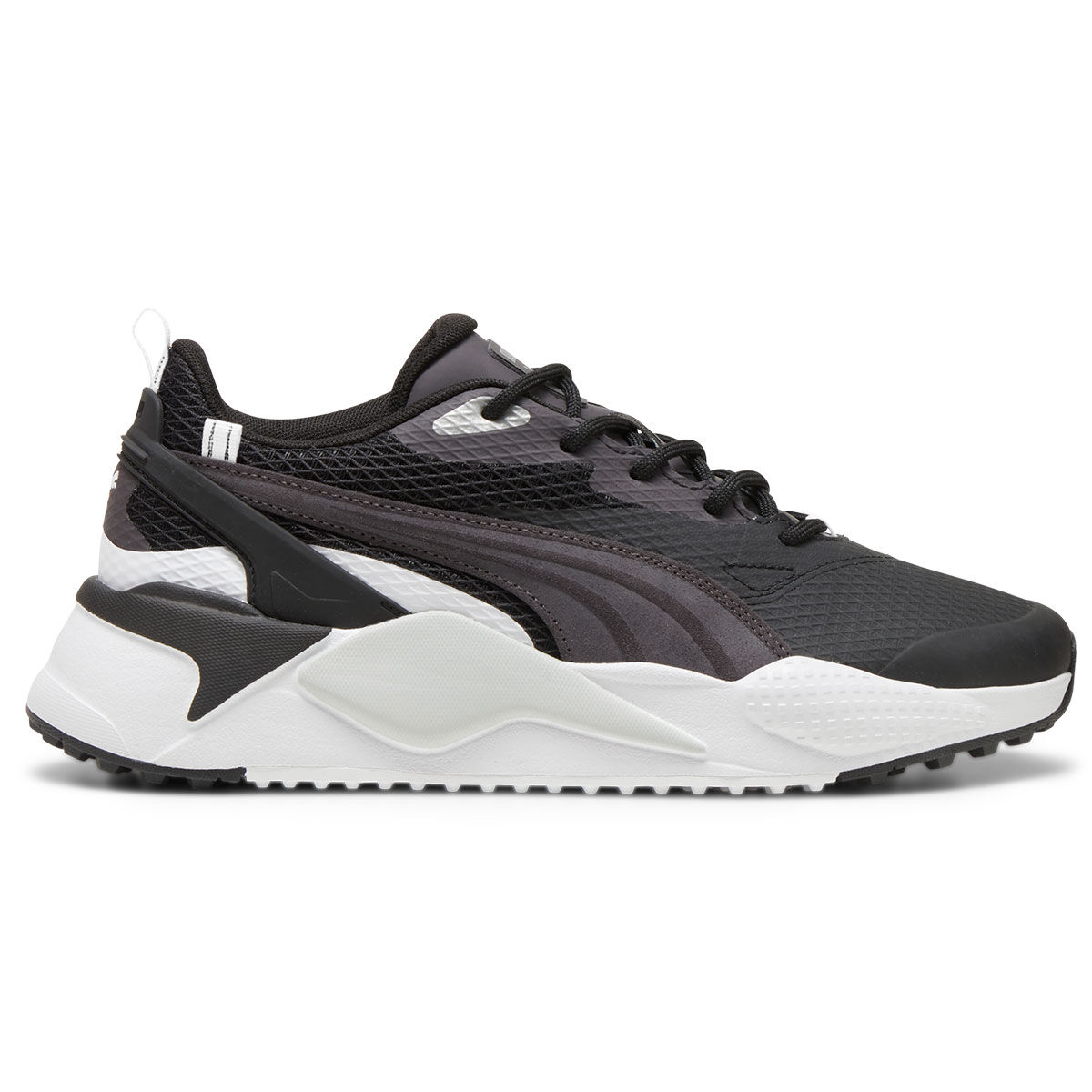 PUMA Men’s GS-X Efekt Waterproof Spikeless Golf Shoes, Mens, Black/dark coal, 9 | American Golf