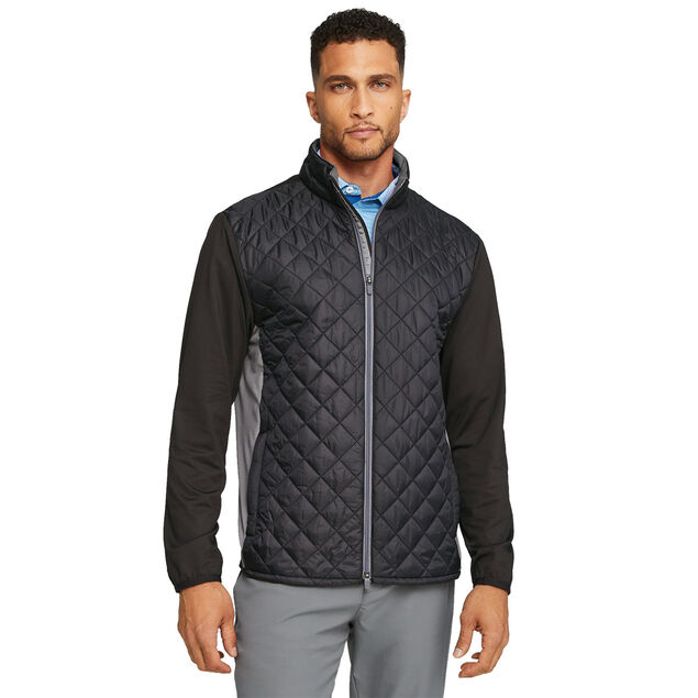 PUMA Men's Frost Quilted Full Zip Golf Jacket from american golf