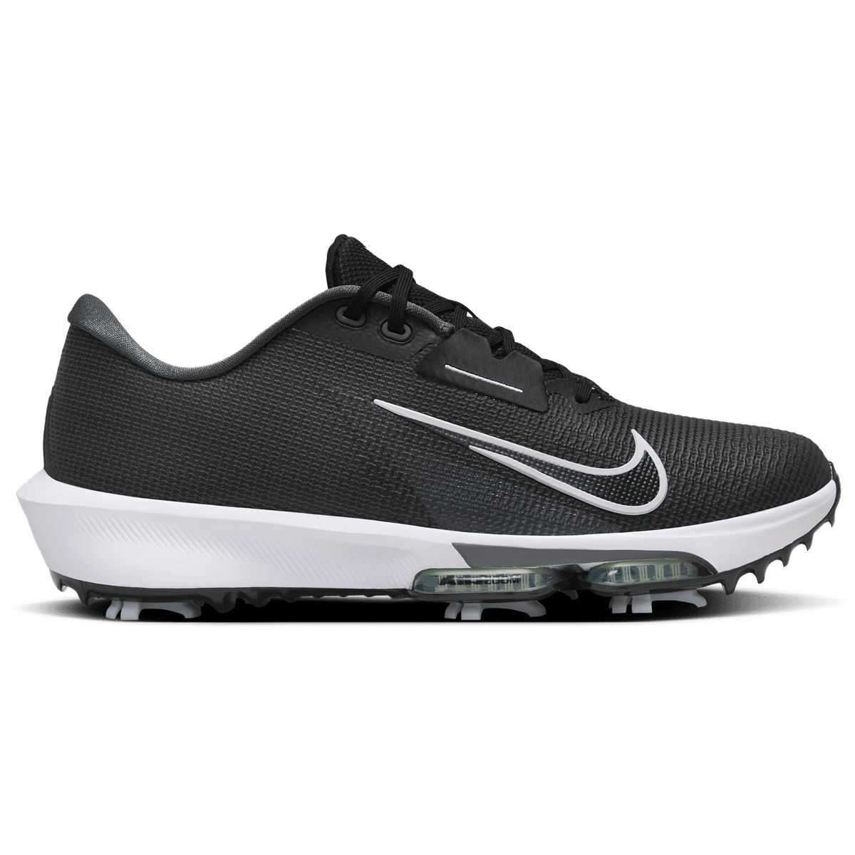Nike Men’s Air Zoom Infinity Tour Spiked Golf Shoes, Mens, Black/white/green/grey, 7 | American Golf
