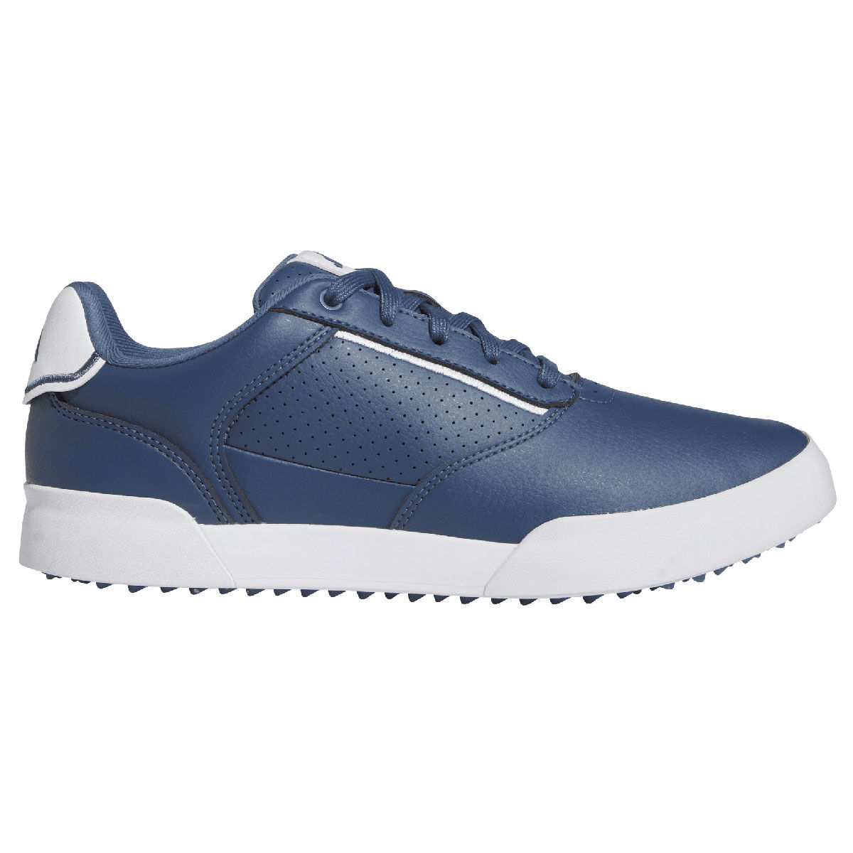 adidas Men’s Retrocross Waterproof Spikeless Golf Shoes, Mens, Prelove ink/prelove ink/white, 11 | American Golf