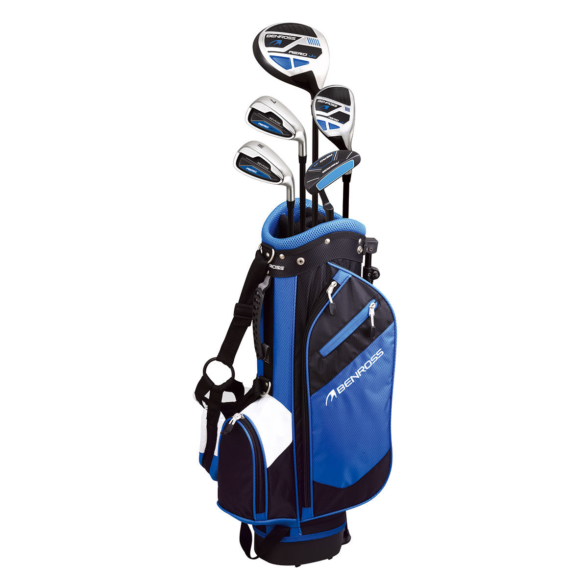 Benross Kids Blue Lightweight Aero 55 - 61" Right Hand Junior Golf Package Set, Size: 55-61", 55-61" | American Golf