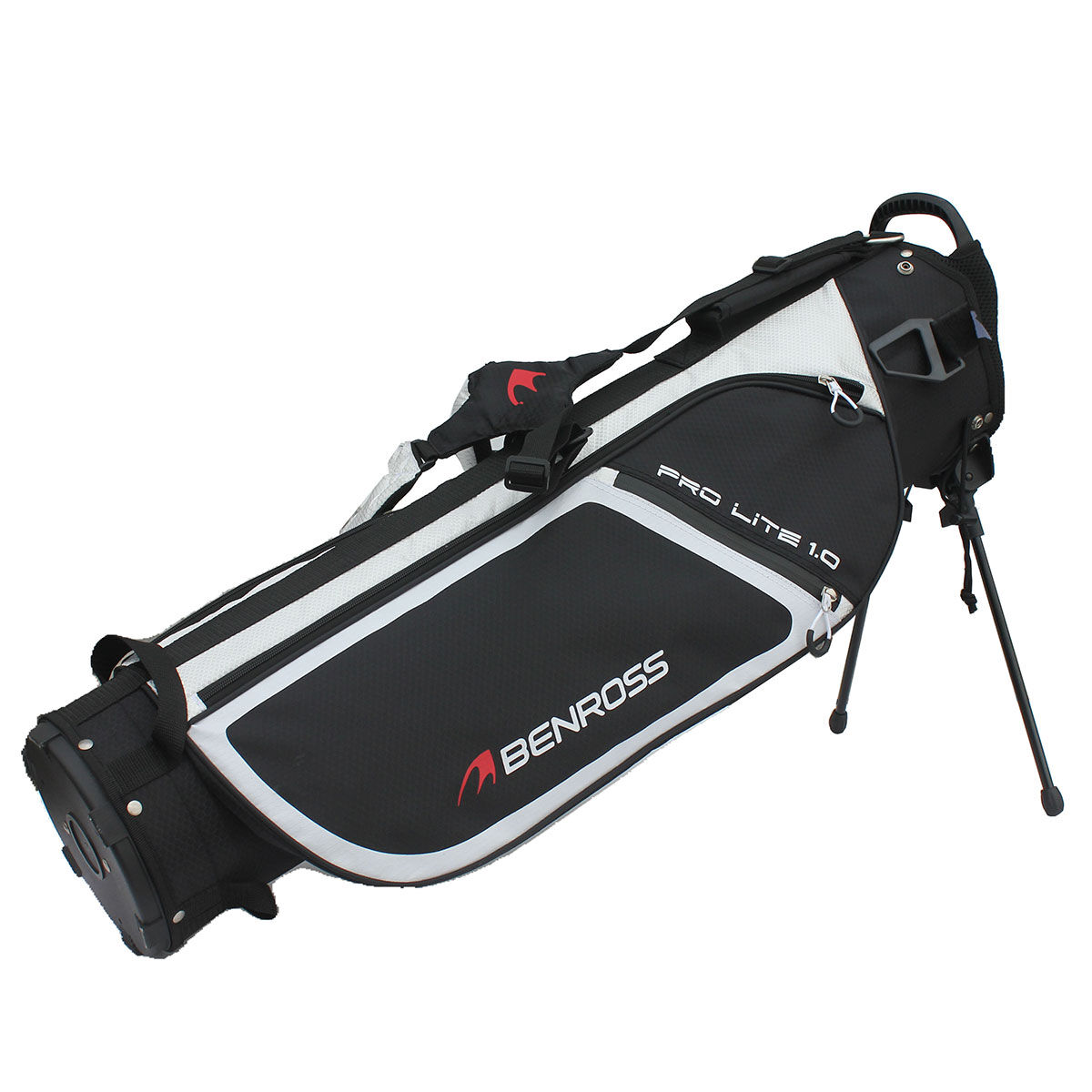 Benross PRO LITE 1.0 Lightweight Golf Pencil Bag, Black, One Size | American Golf