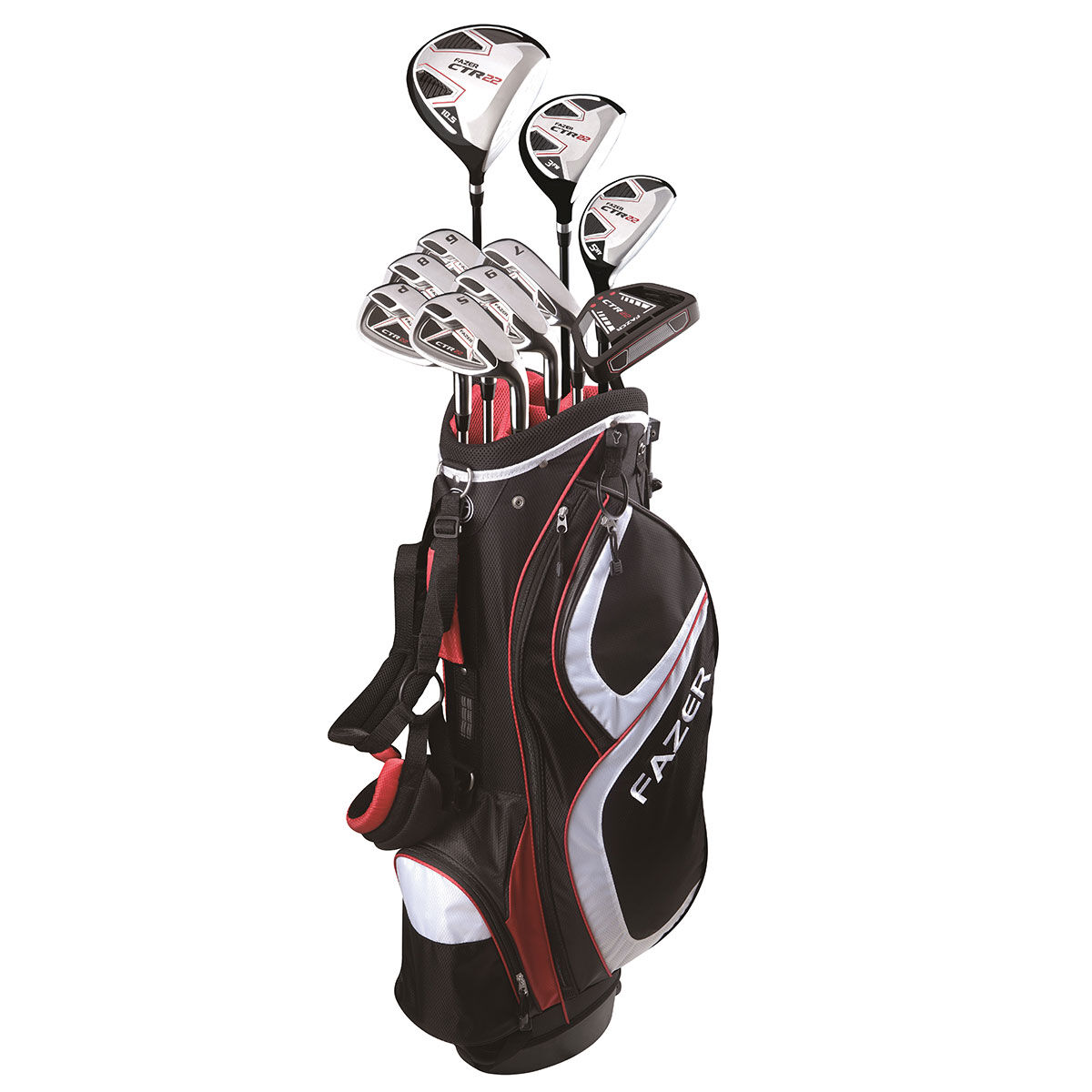 Fazer CTR22 Golf Package Set, Mens, Right hand, Black, One size | American Golf