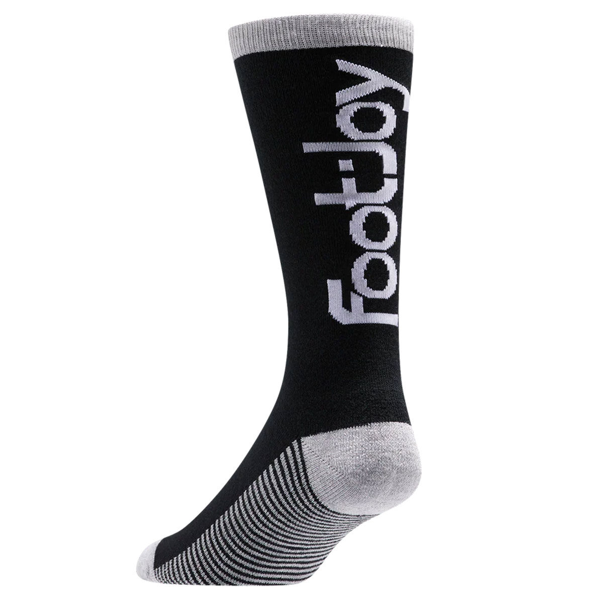 FootJoy Men’s Heritage Crew Golf Socks, Mens, Black/white/grey, One size | American Golf