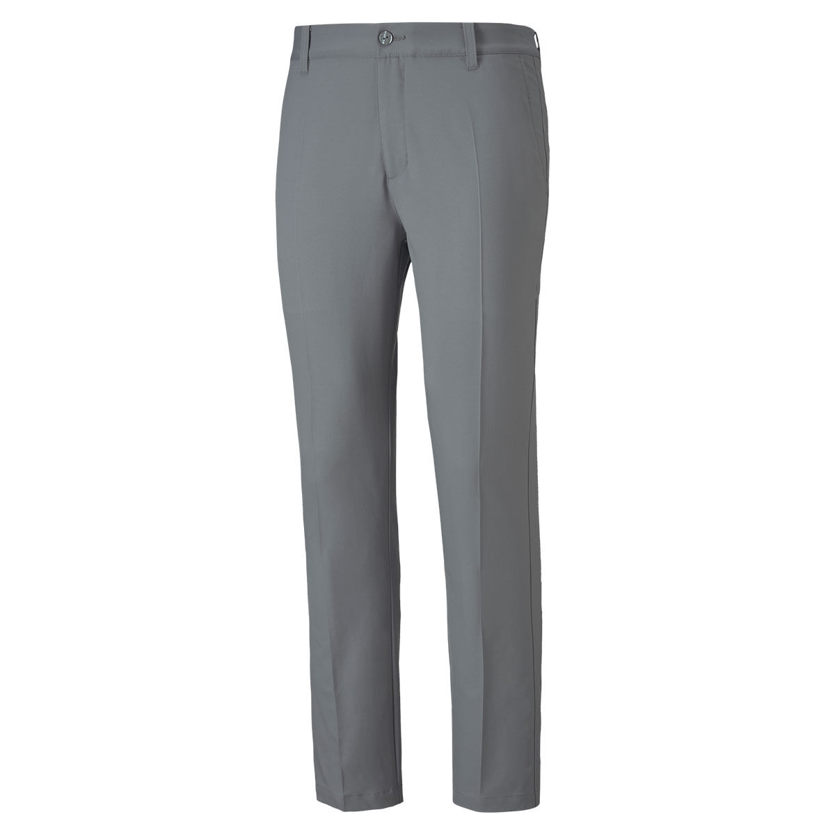 PUMA Golf Mens Grey Tailored Tech Golf Trousers, Male, Quiet Shade, 34, Long, Size: 34 | American Golf