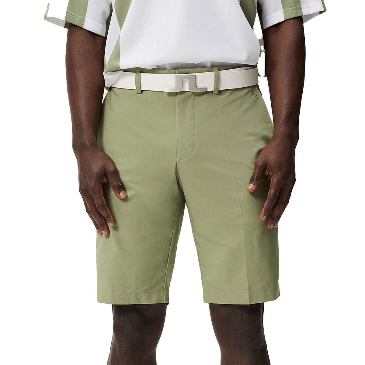 J.Lindeberg Men’s Somle Golf Shorts, Mens, Oil green, 32 | American Golf