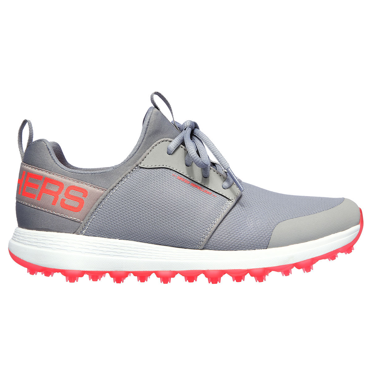 Skechers Womens GO Max Sport Spikeless Golf Shoes, Female, Grey/coral, 3 | American Golf