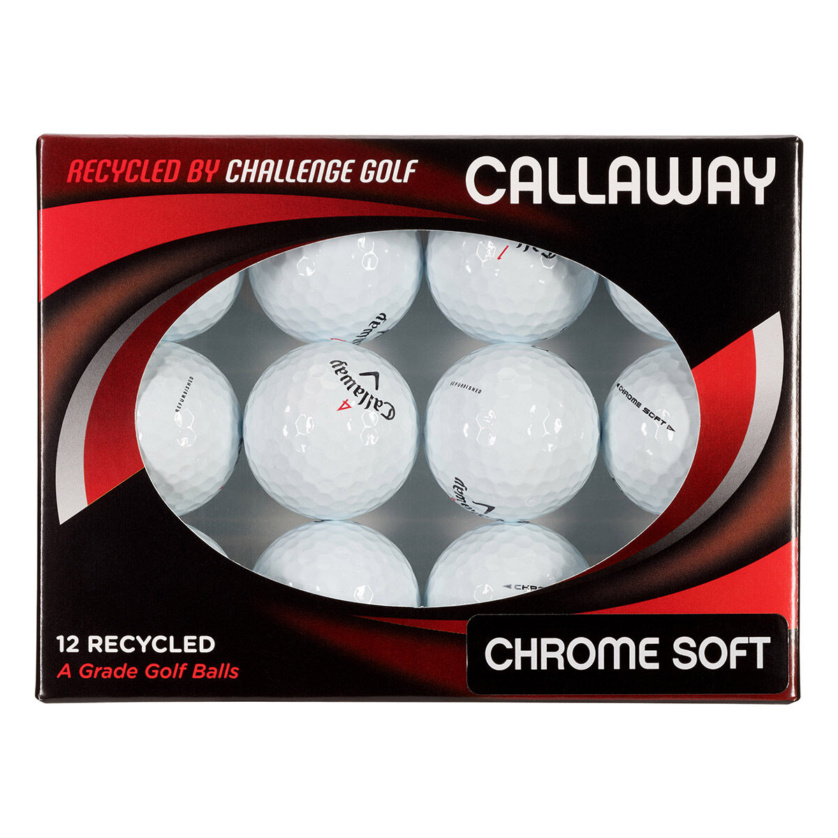Challenge Golf White Dimple ChromeSoft Recycled Pack of 12 Golf Balls, Size: One Size | American Golf