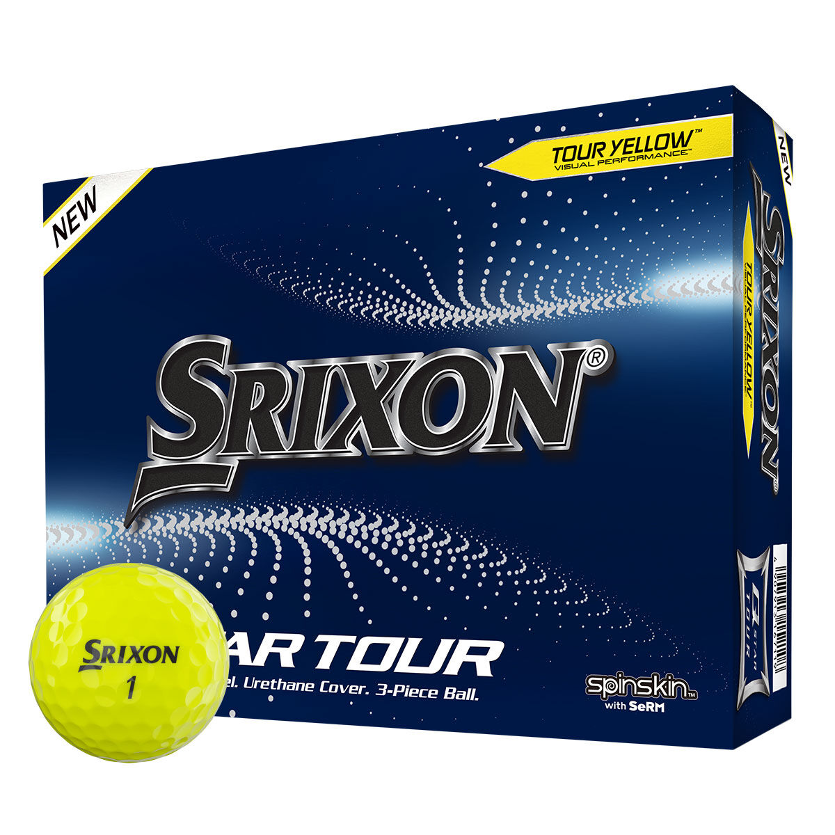 Srixon Yellow Q-Star Tour 12 Golf Balls Pack| American Golf, One Size