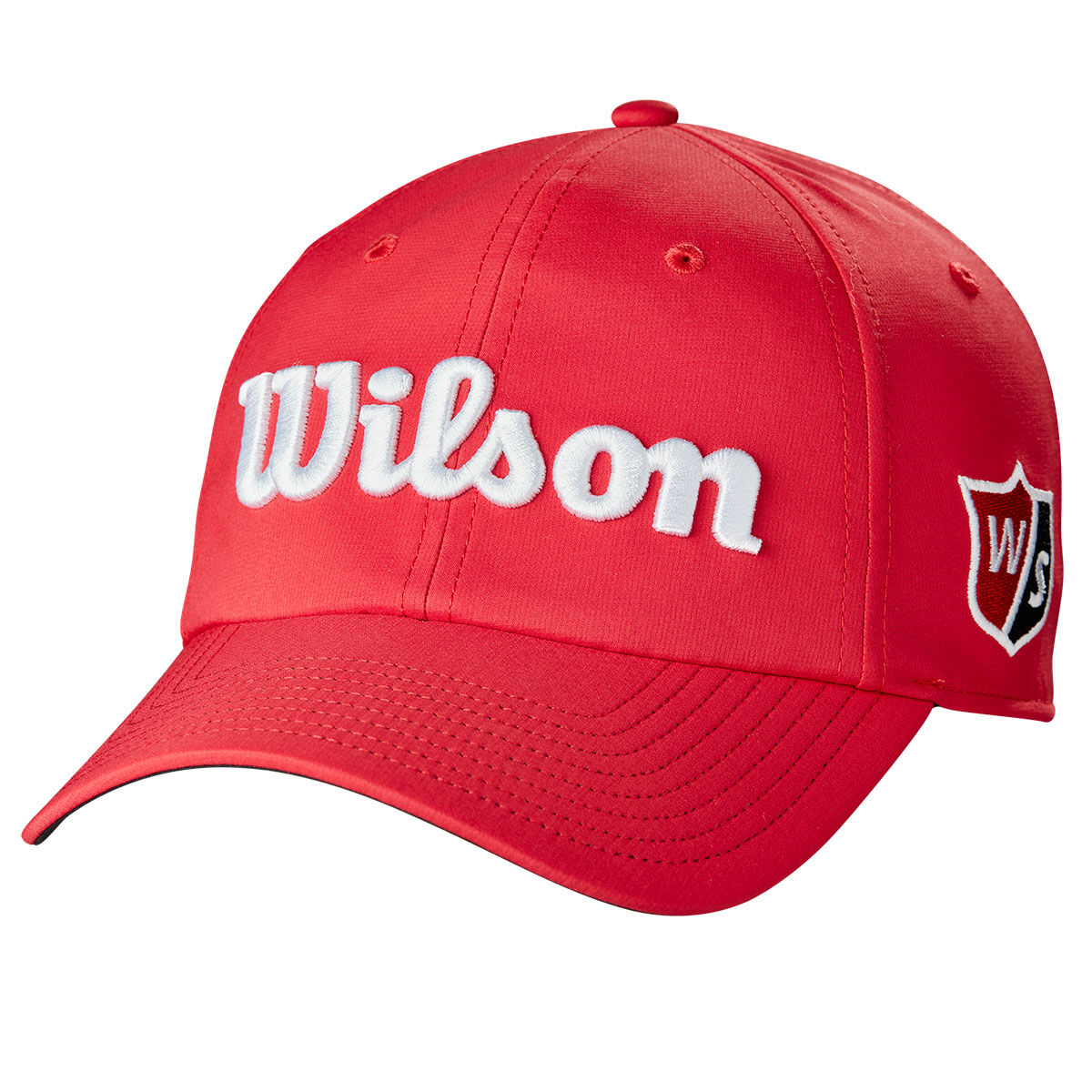 Wilson Men’s Pro Tour Golf Cap, Mens, Red/white, One size | American Golf