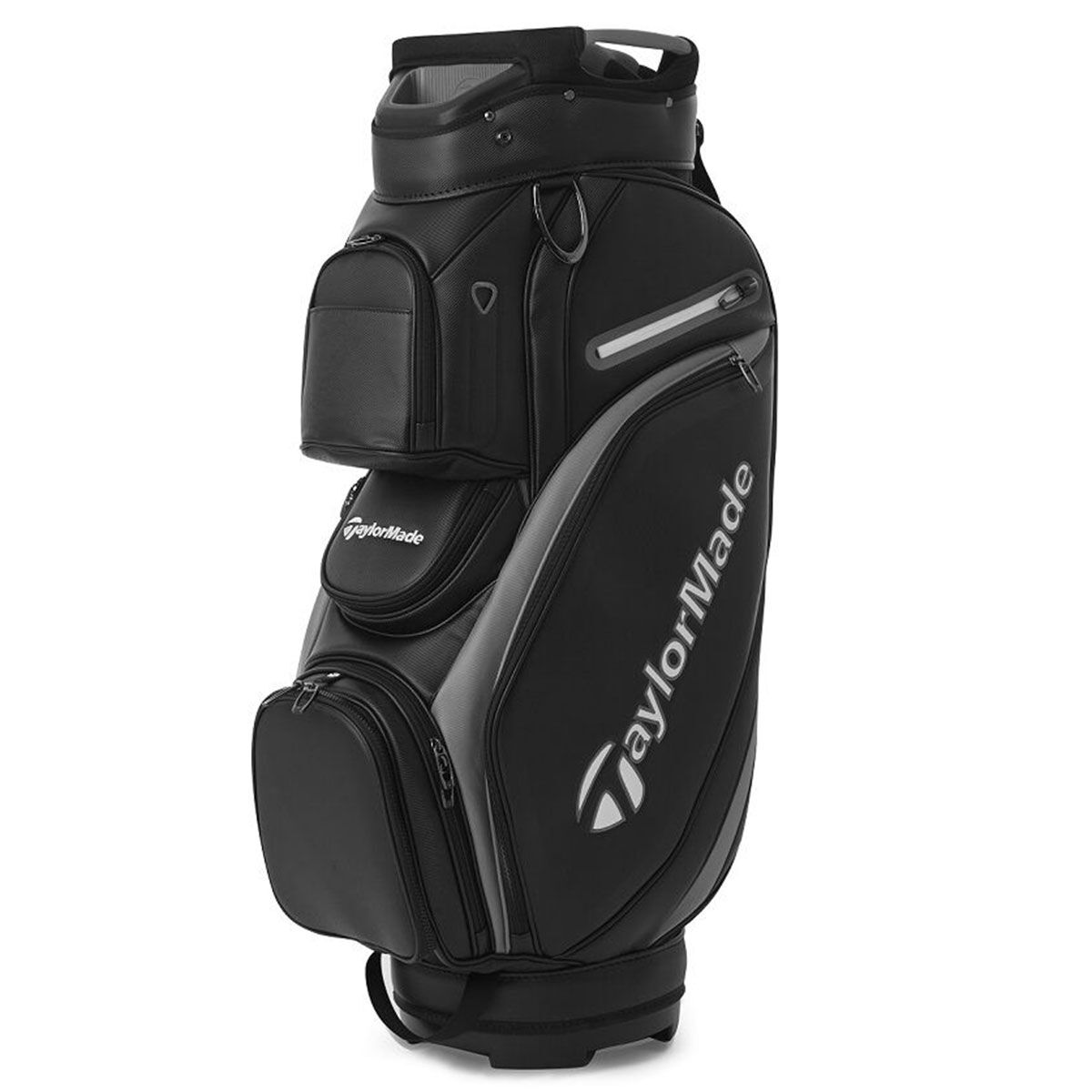 TaylorMade Deluxe Waterproof Golf Cart Bag, Black/grey | American Golf