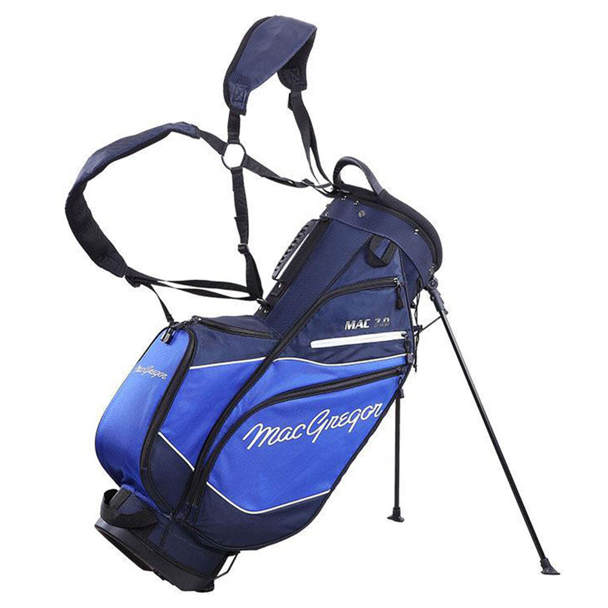 MacGregor MAC 7.0 Lightweight Golf Stand Bag, Navy/royal | American Golf