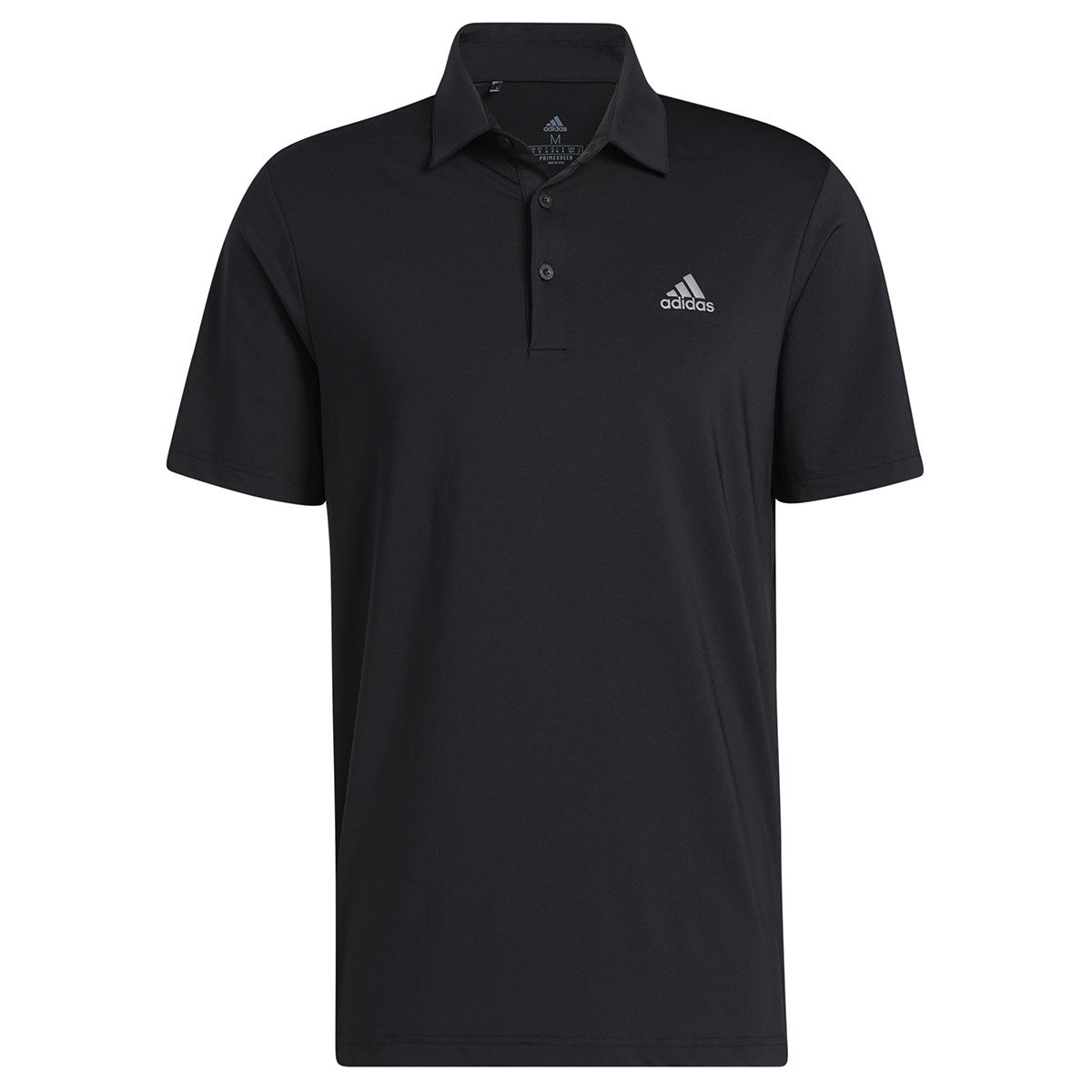 adidas Men’s Ultimate365 Solid Left Chest Golf Polo Shirt, Mens, Black, Xl | American Golf