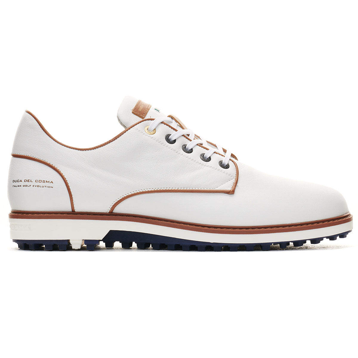 Duca Del Cosma Men’s El Paso Waterproof Spikeless Golf Shoes, Mens, White, 9 | American Golf