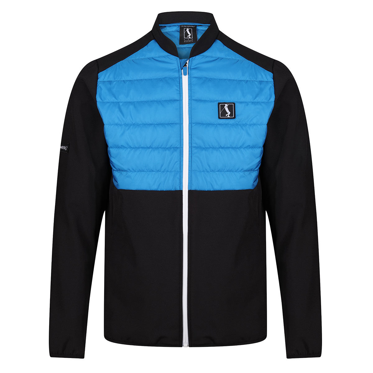 Stromberg Men’s Lee Sharpe Jaxx Hybrid Golf Jacket, Mens, Blue/black, Small | American Golf