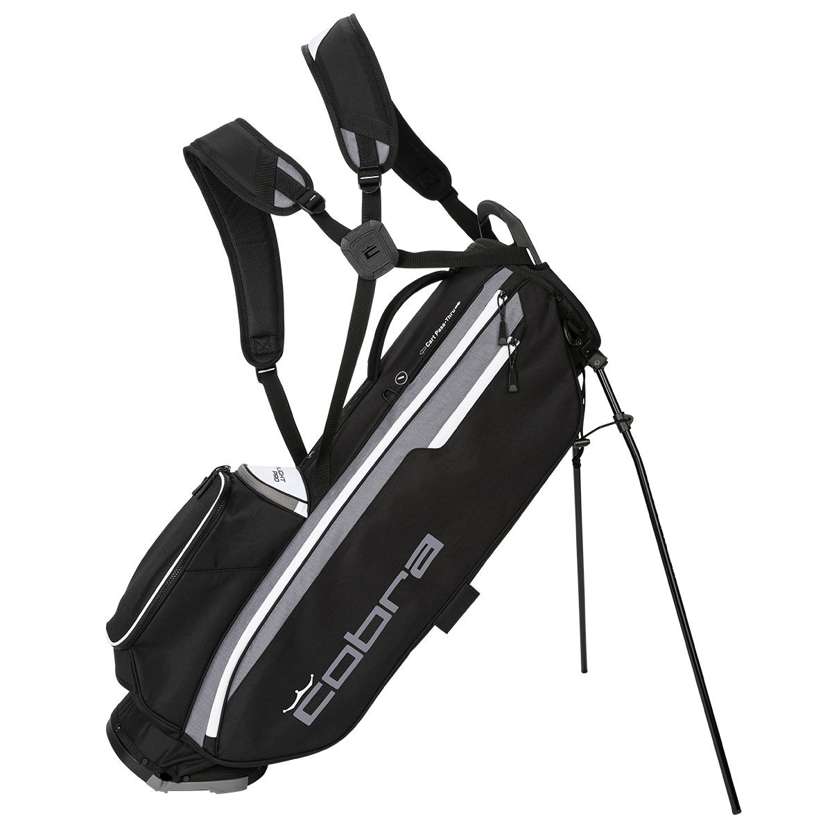COBRA ULTRALIGHT Pro Golf Stand Bag, Black/white | American Golf